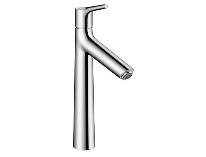 Смеситель для раковины, Hansgrohe, Talis S, тип открывания воды-однорычажный, тип регулирования воды-керамический узел смешивания, отверстия для монтажа-1, высота, мм-332, вынос излива, мм-131, донный клапан-есть, тип подводки-гибкая, цвет-хром