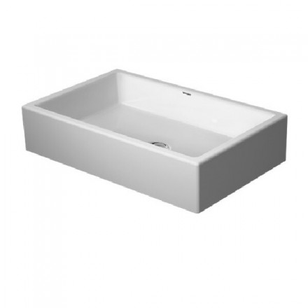 Раковина, Duravit, Vero Air, ширина, мм-600, глубина, мм-380, высота, мм-145, тип установки-на столешницу/навесная, отверстия для смесителя-отсутствуют, декор-без декора, материал-керамика, цвет-белый