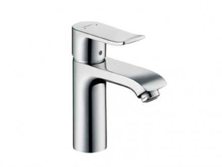 Смеситель для раковины, Hansgrohe, Metris, тип открывания воды-рычажный, тип регулирования воды-керамический картридж, монтаж-горизонтальный (на раковину/столешницу), отверстия для монтажа-1, высота, мм-172, вынос излива, мм-116, тип излива-неподвижный, д