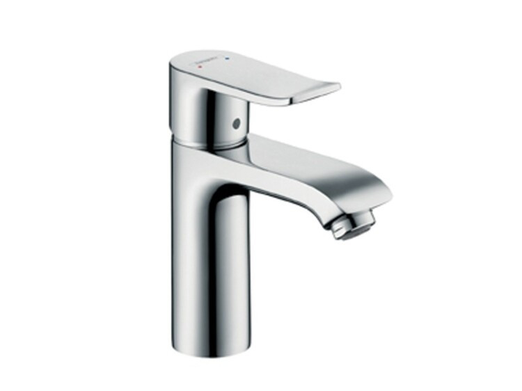 Смеситель для раковины, Hansgrohe, Metris, тип открывания воды-рычажный, тип регулирования воды-керамический картридж, монтаж-горизонтальный (на раковину/столешницу), отверстия для монтажа-1, высота, мм-172, вынос излива, мм-116, тип излива-неподвижный, д
