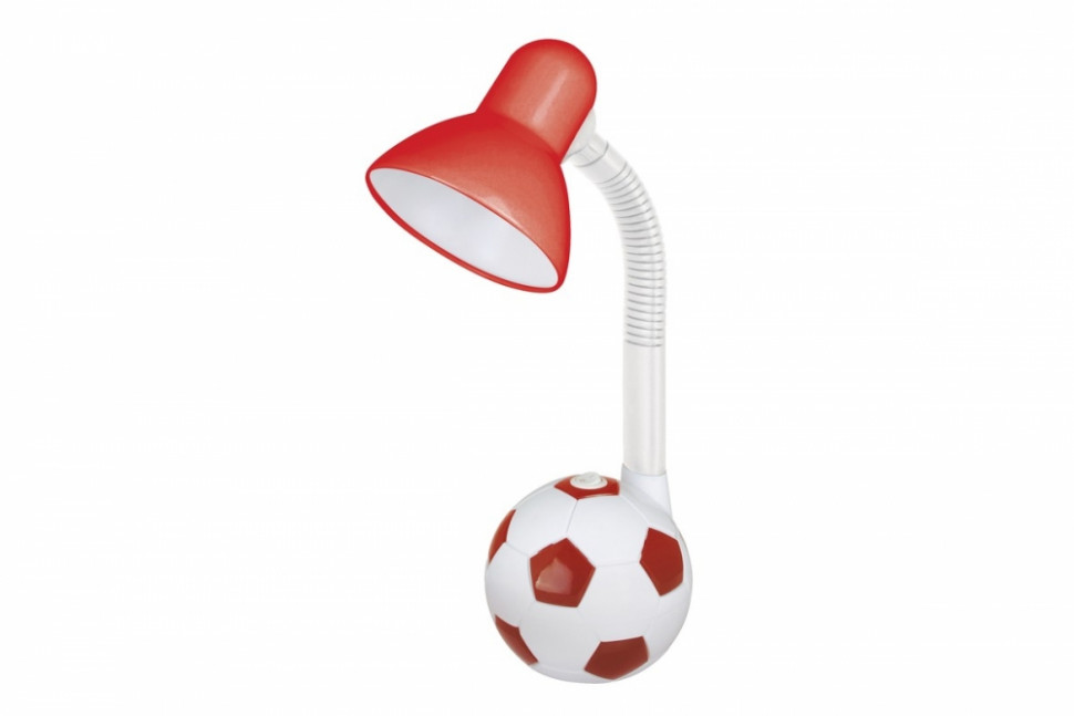 Настольная лампа Camelion KD-381 ''Мяч'' C33 белый + красный 12884