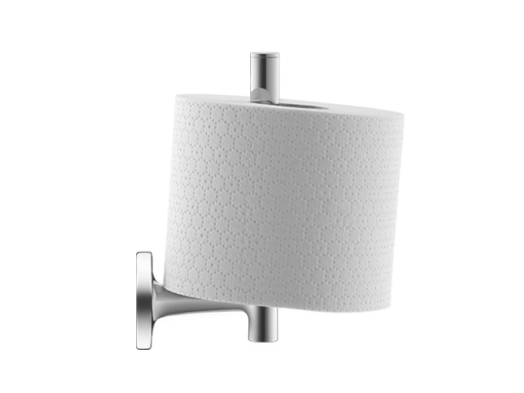 Держатель запасного рулона бумаги, Duravit, Starck T, вертикальный, ширина, мм-50, глубина, мм-73, высота, мм-152, тип установки-настенный, цвет-хром