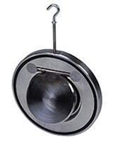 Клапан обратный одностворчатый, межфланцевый, PN16, DN100, нержавеющая сталь