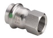 Переход BP 22 х 1/2", Viega, Sanpress Inox, с SC-Contur, нержавеющая сталь, модель 2312