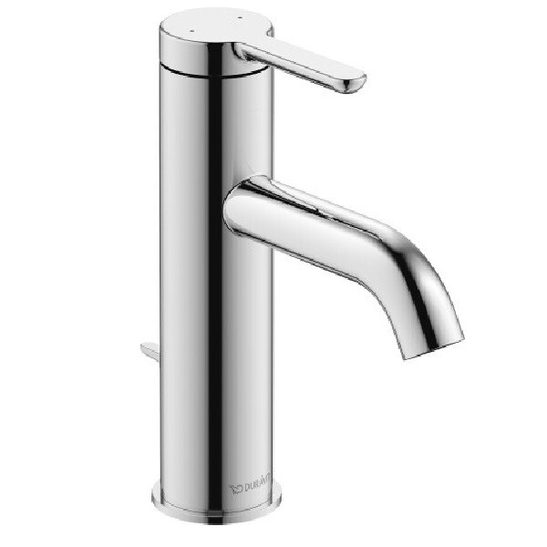 Смеситель для раковины, Duravit, C.1, тип открывания воды-однорычажный, тип регулирования воды-керамический картридж, тип установки-на раковину, отверстия для монтажа-1, высота, мм-175, вынос излива, мм-113, тип излива-неподвижный, донный клапан-есть, тип