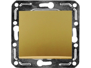 Выключатель одноклавишный (золото) Volsten Magenta V01-16-V11-M (10048)