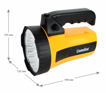Ручной светодиодный прожекторный фонарь на аккумуляторе. Дистанция освещения - 30м. Camelion LED29315 (10469)