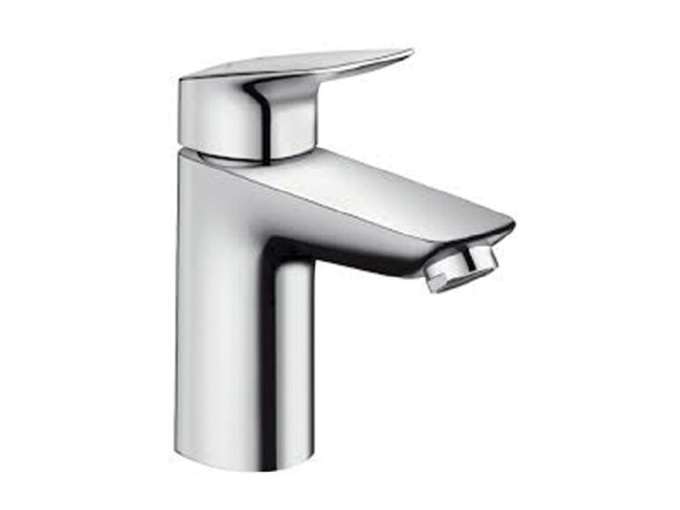 Смеситель для раковины, Hansgrohe, Logis, тип открывания воды-однорычажный, тип регулирования воды-керамический картридж, тип установки-на раковину, отверстия для монтажа-1, высота, мм-163, вынос излива, мм-108, тип излива-неподвижный, донный клапан-есть,