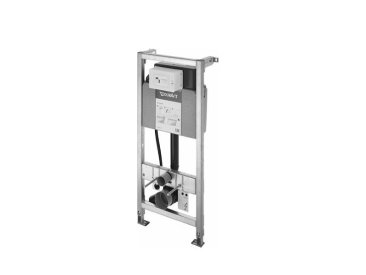 Инсталляция, Duravit, DuraSystem, для унитаза, ширина, мм-500, глубина, мм-170-244, высота, мм-1148, тип установки-встраиваемый, тип смыва-двойной, объем сливного бачка, л-9, клавиша смыва-необходимо заказать