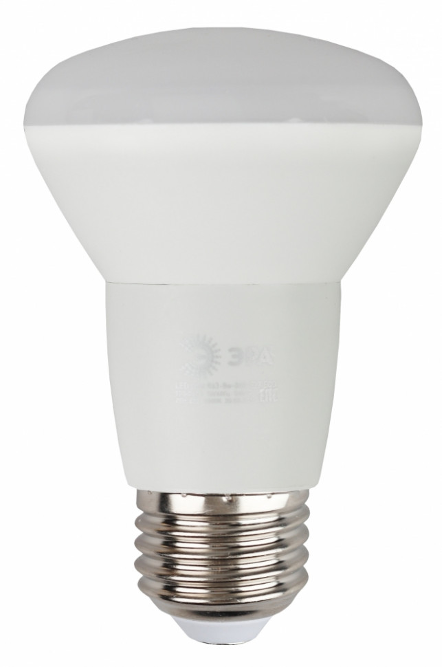 Светодиодная лампа Е27 8W 2700К (теплый) Эра ECO LED R63-8W-827-E27 (Б0050300)