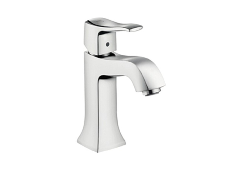 Смеситель для раковины, Hansgrohe, Metris Classic, тип открывания воды-однорычажный, тип регулирования воды-керамический картридж, тип установки-на раковину, отверстия для монтажа-1, высота, мм-185, вынос излива, мм-113, тип излива-неподвижный, донный кла