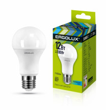 Светодиодная лампа E27 12W 4500K Ergolux LED-A60-12W-E27-4K 12151