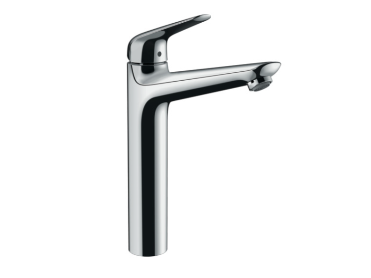 Смеситель для раковины, Hansgrohe, Novus, тип открывания воды-однорычажный, тип регулирования воды-картридж Eco, отверстия для монтажа-1, высота, мм-291, вынос излива, мм-193, донный клапан-есть, тип подводки-гибкая, стандарт подвода воды-3/8", цвет-хром