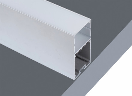 2м. Подвесной (накладной) алюминиевый профиль для светодиодной ленты Donolux DL18515Alu