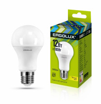 Светодиодная лампа E27 12W 3000K Ergolux LED-A60-12W-E27-3K 12150