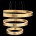 Люстра подвесная светодиодная диммируемая с пультом ДУ ST-Luce Onze SL944.203.03