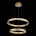 Люстра подвесная светодиодная диммируемая с пультом ДУ ST-Luce Onze SL944.203.02