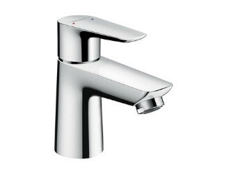 Смеситель для раковины, Hansgrohe, Talis E, тип открывания воды-однорычажный, тип регулирования воды-керамический узел смешивания, отверстия для монтажа-1, высота, мм-129, вынос излива, мм-96, цвет-хром