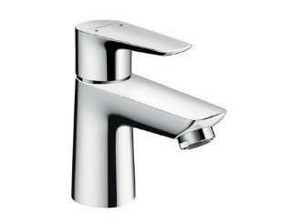 Смеситель для раковины, Hansgrohe, Talis E, тип открывания воды-однорычажный, тип регулирования воды-керамический узел смешивания, отверстия для монтажа-1, высота, мм-129, вынос излива, мм-96, цвет-хром
