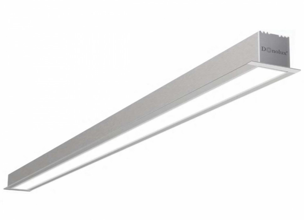 Встраиваемый линейный светодиодный светильник (источник питания в комплекте) Donolux Led line in DL18502M200WW60L3