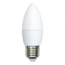 Лампа светодиодная (UL-00003806) E27 9W 4000K матовая LED-C37-9W/NW/E27/FR/NR