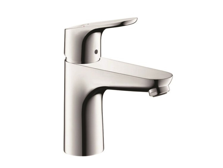Смеситель для раковины, Hansgrohe, Focus, тип открывания воды-однорычажный, тип регулирования воды-керамический картридж, тип установки-на раковину, отверстия для монтажа-1, высота, мм-204, вынос излива, мм-119, тип излива-неподвижный, тип подводки-гибкая