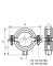 Хомут, Walraven, BIS 2S, M8/10, D-125-132, с вкладышем epdm, оцинкованная сталь