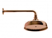 Верхний душ, Cisal, Arcana, тип установки-настенный, ширина, мм-210, глубина, мм-210, форма-круглая, цвет-Old Bronze