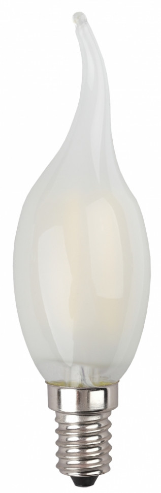 Светодиодная лампа (филамент, свеча на ветру мат., 9Вт, тепл, E14) F-LED BXS-9W-827-E14 frost ЭРА (10/100/4000) Б0047004
