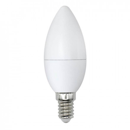 Лампа светодиодная (UL-00003804) E14 9W 3000K матовая LED-C37-9W/WW/E14/FR/NR