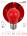 Светодиодная лампа Е27 3W 3000К (красный) Эра ERARL50-E27 A50 (Б0049580)