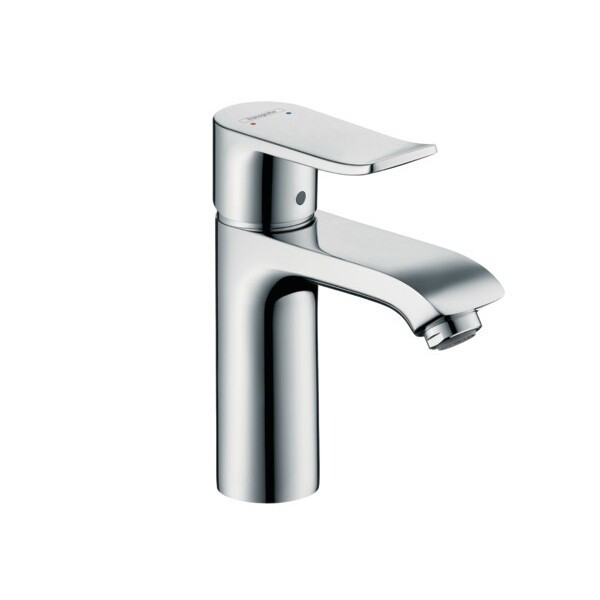 Смеситель для раковины, Hansgrohe, Metris, тип открывания воды-однорычажный, тип регулирования воды-керамический узел смешивания, тип установки-на раковину, отверстия для монтажа-1, высота, мм-172, вынос излива, мм-116, цвет-хром, без сливного гарнитура