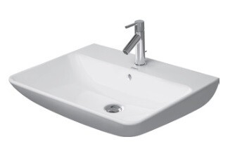 Раковина, Duravit, ME by Starck, ширина, мм-450, глубина, мм-320, высота, мм-150, тип установки-подвесной, отверстия для смесителя-одно, перелив-есть, тип перелива-открытый, материал-керамика, крепеж-необходимо заказать, цвет-белый