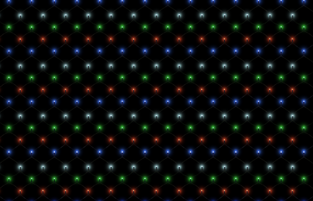 Гирлянда светодиодная 3,20x1,3м. Luxor сетка мультицветная (BC-681) (1058938)