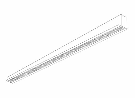 Встраиваемый линейный светодиодный светильник Donolux Eye DL18502M131B66.48.1766B