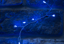 Гирлянда светодиодная 2,8x0,5м. Luxor бахрома синяя (B0C-686) (1060906)