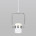Подвесной светодиодный светильник Eurosvet Oskar 50165/1 LED хром/белый хром/белый