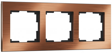 Рамка Werkel Aluminium на 3 поста алюминий коричневый WL11-Frame-03 4690389073700
