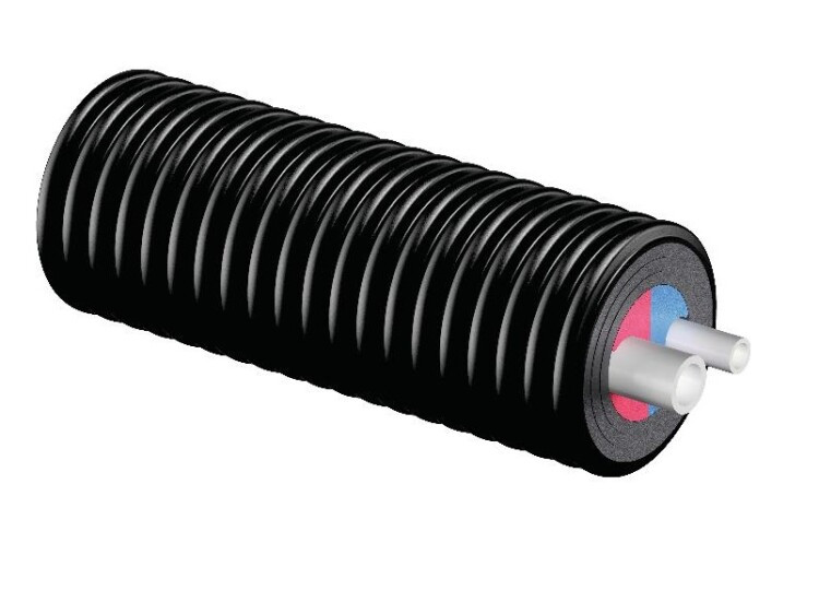 Труба Uponor Aqua Twin для горячего водоснабжения 32x4,4/25x3,5/175 PN10 (длина 200 м)