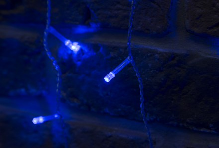 Гирлянда светодиодная 3,3х0,6м. Luxor бахрома синяя (BC-683) (1058940)