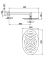 Верхний душ, Cisal, Lineaviva, тип установки-настенный, ширина, мм-340, глубина, мм-220, высота, мм-90, форма-овальная, держатель-есть, размер держателя-290, цвет-Chrome