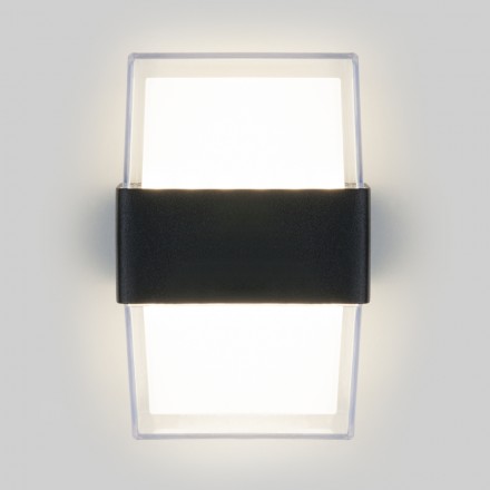Уличный настенный светодиодный светильник Elektrostandard Maul 1519 TECHNO LED Maul чёрный (a048170)