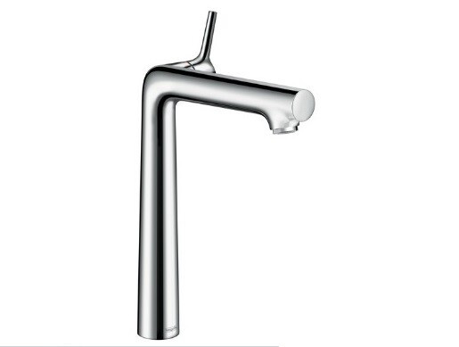 Смеситель для раковины, Hansgrohe, Talis S, тип открывания воды-однорычажный, тип регулирования воды-керамический узел смешивания, отверстия для монтажа-1, высота, мм-343, вынос излива, мм-201, донный клапан-есть, цвет-хром