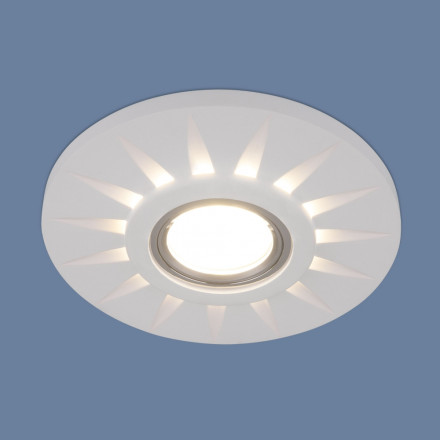 Встраиваемый светильник с LED подсветкой Elektrostandard 2243 MR16 WH белый (a047756)