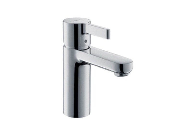 Смеситель для раковины, Hansgrohe, Metris S, тип открывания воды-рычажный, тип регулирования воды-керамический картридж, монтаж-горизонтальный (на раковину/столешницу), отверстия для монтажа-1, высота, мм-162, вынос излива, мм-113, тип излива-неподвижный,