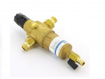 Фильтр Protector mini H/R 1/2&quot; HWS с редуктором давления, механический прямой промывки со сменным фильтрующим элементом для горячей воды