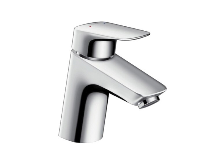 Смеситель для раковины, Hansgrohe, Logis, тип открывания воды-однорычажный, тип регулирования воды-керамический картридж, тип установки-на раковину, отверстия для монтажа-1, высота, мм-166, вынос излива, мм-107, тип излива-неподвижный, донный клапан-есть,