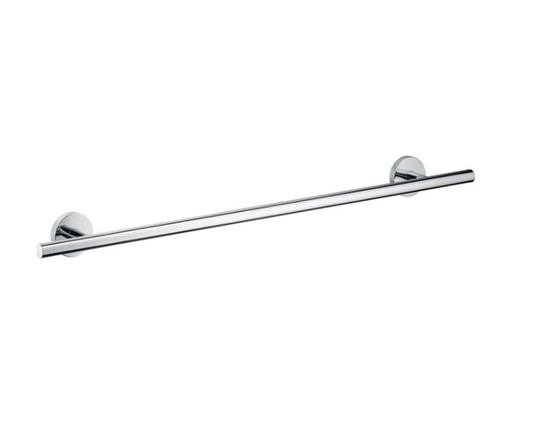 Полотенцедержатель, Hansgrohe, Logis, одинарный, ширина, мм-763, глубина, мм-72, высота, мм-62, настенный, материал-латунь, материал держателя-металл, крепеж-есть, цвет-хром