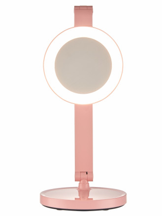 KD-824 C14 розовый Настольный светодиодный светильник с зеркалом Camelion 13525