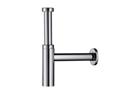 Сифон, Hansgrohe, Flowstar S, назначение-для раковины, ширина, мм-72, глубина, мм-330, высота, мм-280, тип-бутылочный, размер ввод/отвод-1 1/4&quot;, цвет-хром